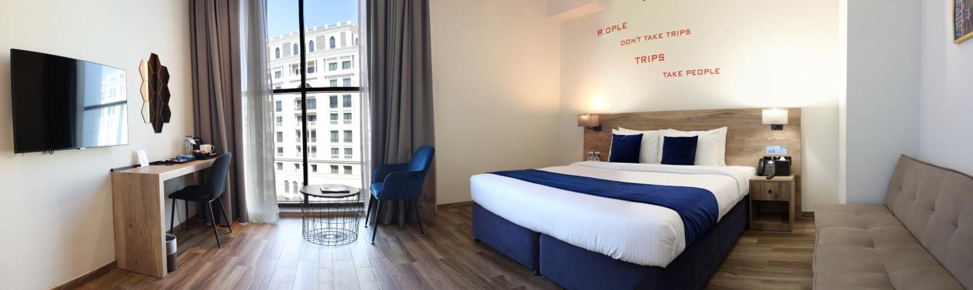 Deluxe Room Sofa Bed includes F&B